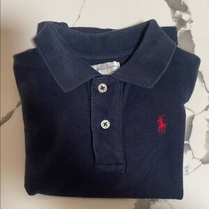 Ralph Lauren Dark Blue Polo with Red Logo
